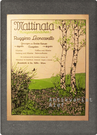 Ruggiero Leoncavallo <br><strong>Mattinata (Morgenständchen)</strong>