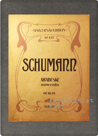 Robert Schumann <br><strong>Arabeske, op. 18; Blumenstück, op. 19: piano solo</strong>