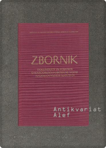 <strong>Zbornik dokumentov, del VI, knjiga 1: Borbe v Sloveniji 1941</strong>