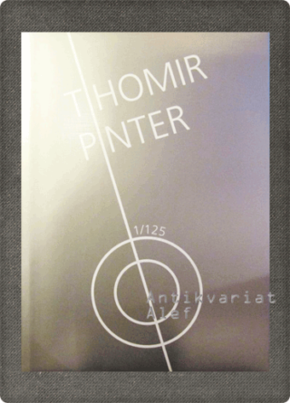 Pinter, Trenutki z umetniki = Moments with artists