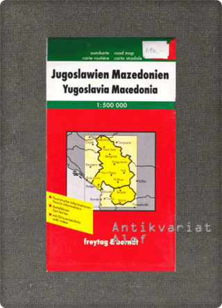 <br><strong>Jugoslawien, Mazedonien = Yugoslavia, Macedonia (1: 500.000)</strong>