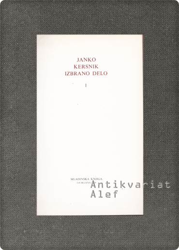 Janko Kersnik <strong>Izbrano delo I</strong> - slika 2