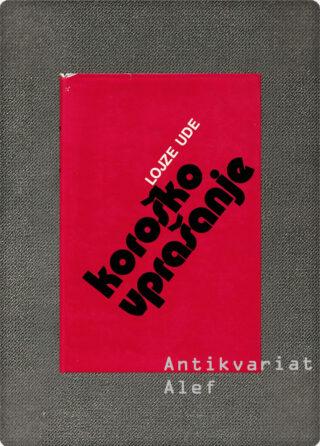Lojze Ude, Koroško vprašanje