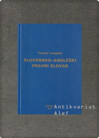 Slovensko-angleški pravni slovar