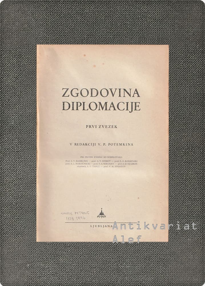 <strong>Zgodovina diplomacije 1-3</strong> - Image 2