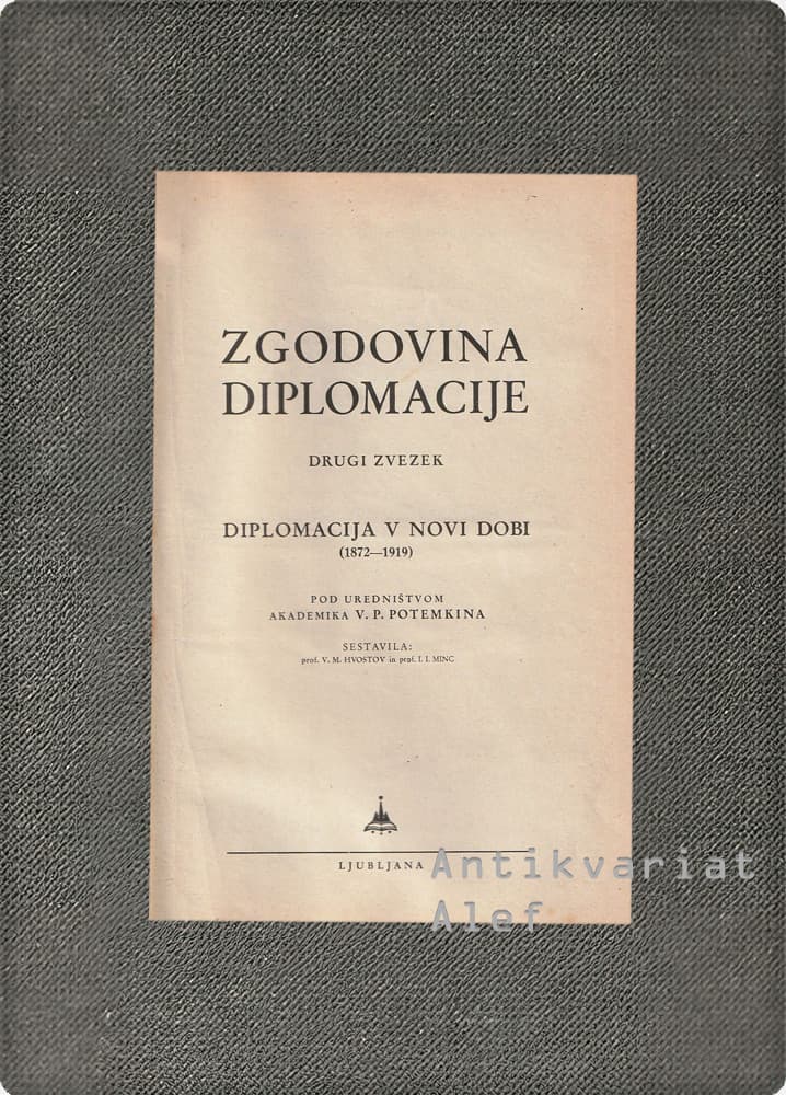 <strong>Zgodovina diplomacije 1-3</strong> - Image 3
