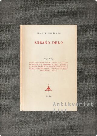 France Prešeren <br><strong>Zbrano delo 2</strong>