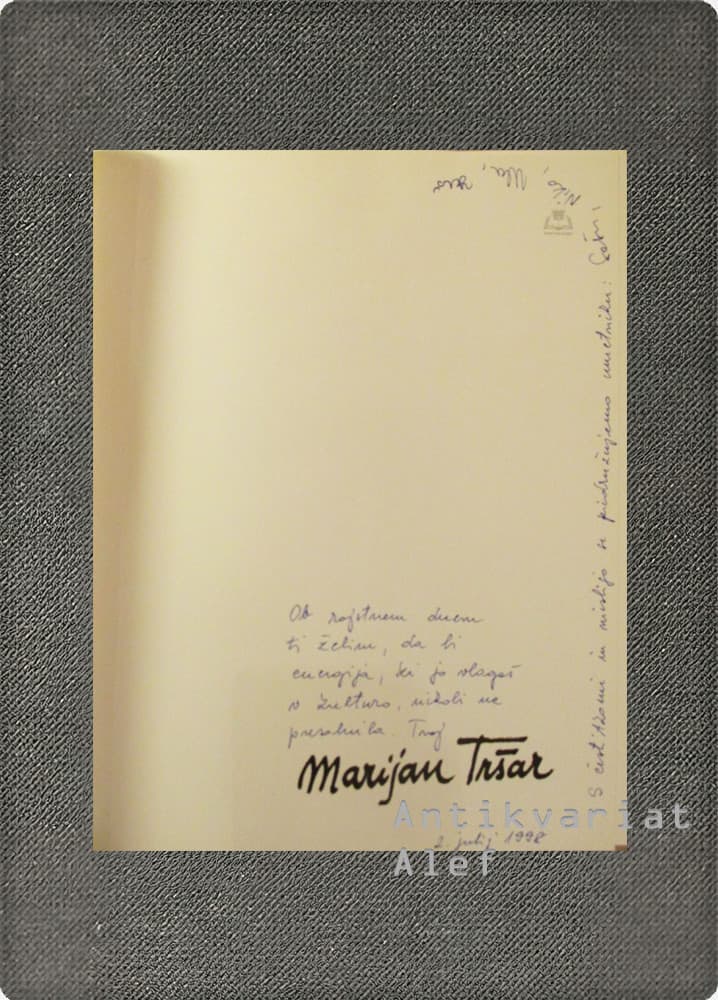 Marijan Tršar <strong>Marijan Tršar: monografija (datirano posvetilo avtorja)</strong> - slika 2