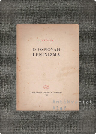 O osnovah leninizma, Stalin