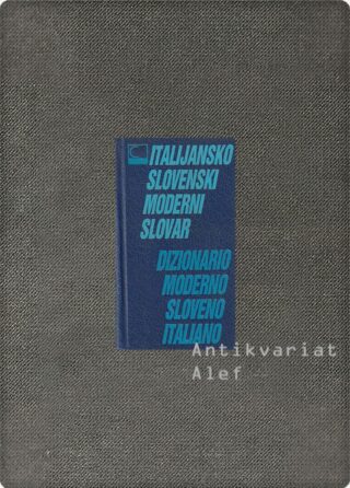 Anton Grad <br><strong>Italijansko-slovenski in slovensko-italijanski slovar</strong>