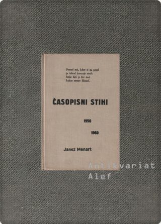 Časopisni stihi, Menart