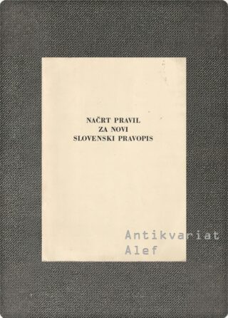 Načrt pravil za novi slovenski pravopis