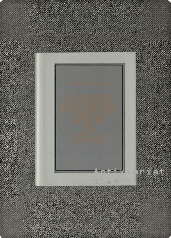 Latinski pregovori, izreki in izrazi