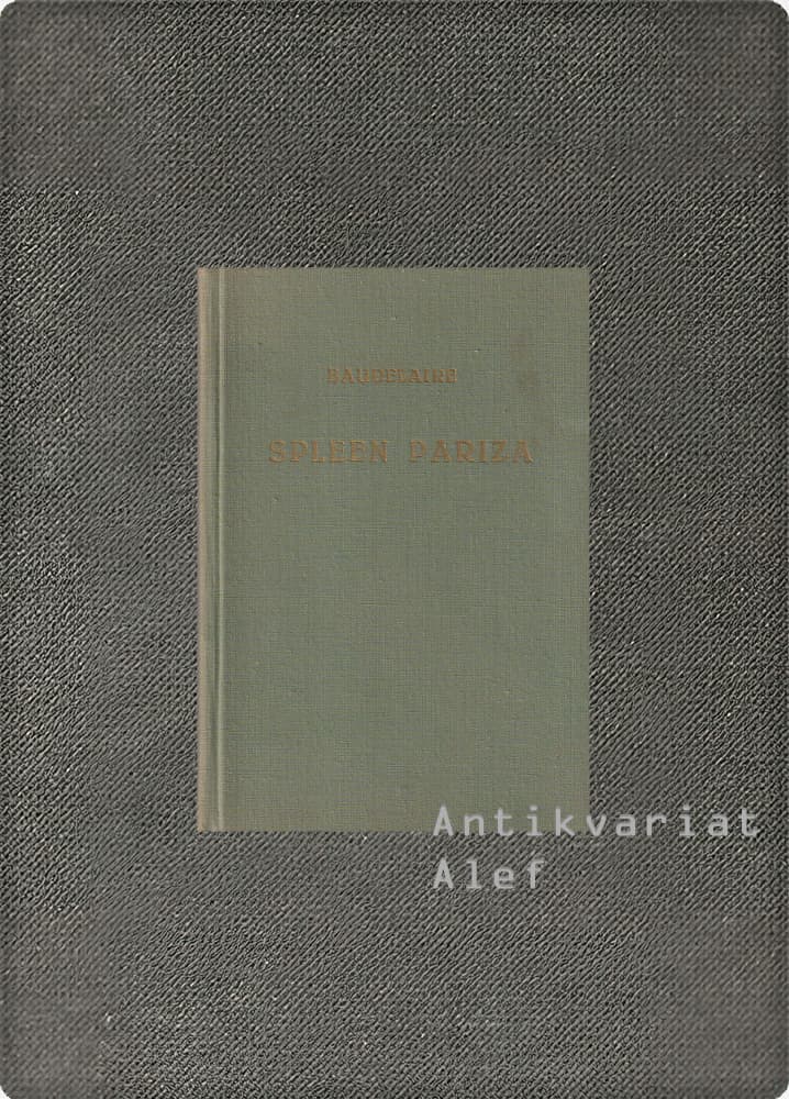 Charles Baudelaire <br><strong>Spleen Pariza</strong>
