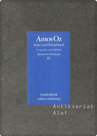 Amos Oz <br><strong>Israel und Deutschland</strong>
